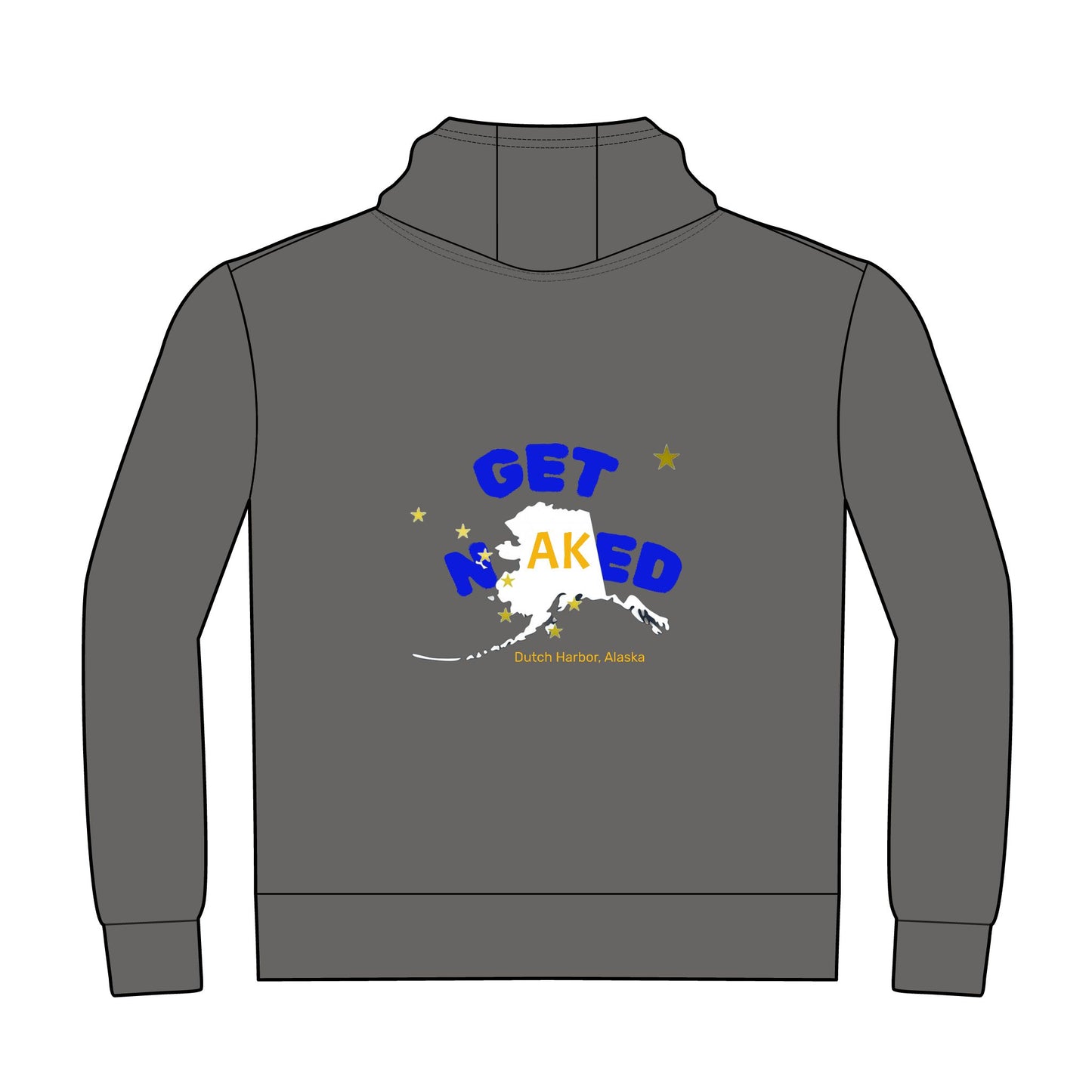 Alaska 'Get Naked' Hoodie, Unisex Pullover
